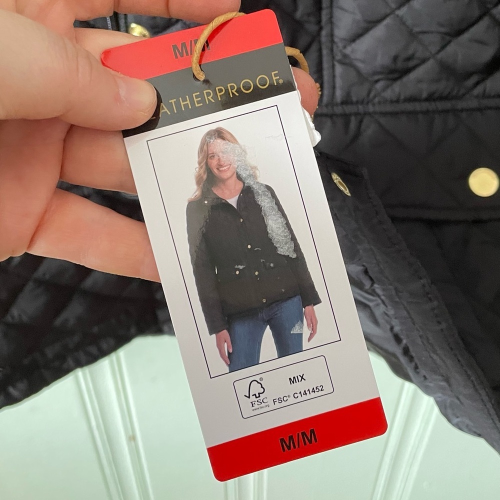 🔊 Weatherproof | NEW Black Coat - Picture 5 of 5